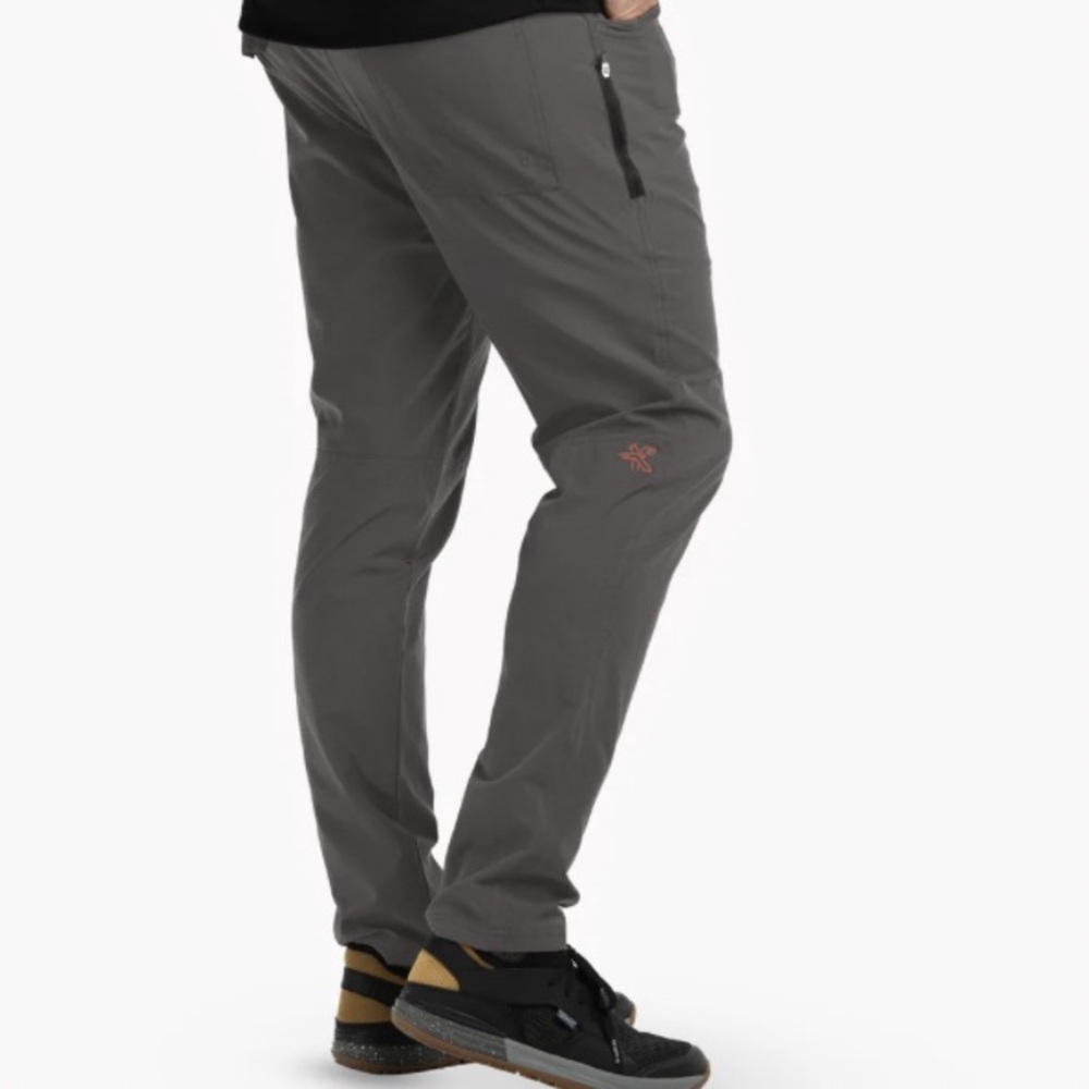 KTEL Men’s Aimless / Tomfoolery Grey Lightweight Travel Pants